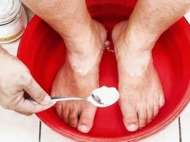 bagni di soda per funghi